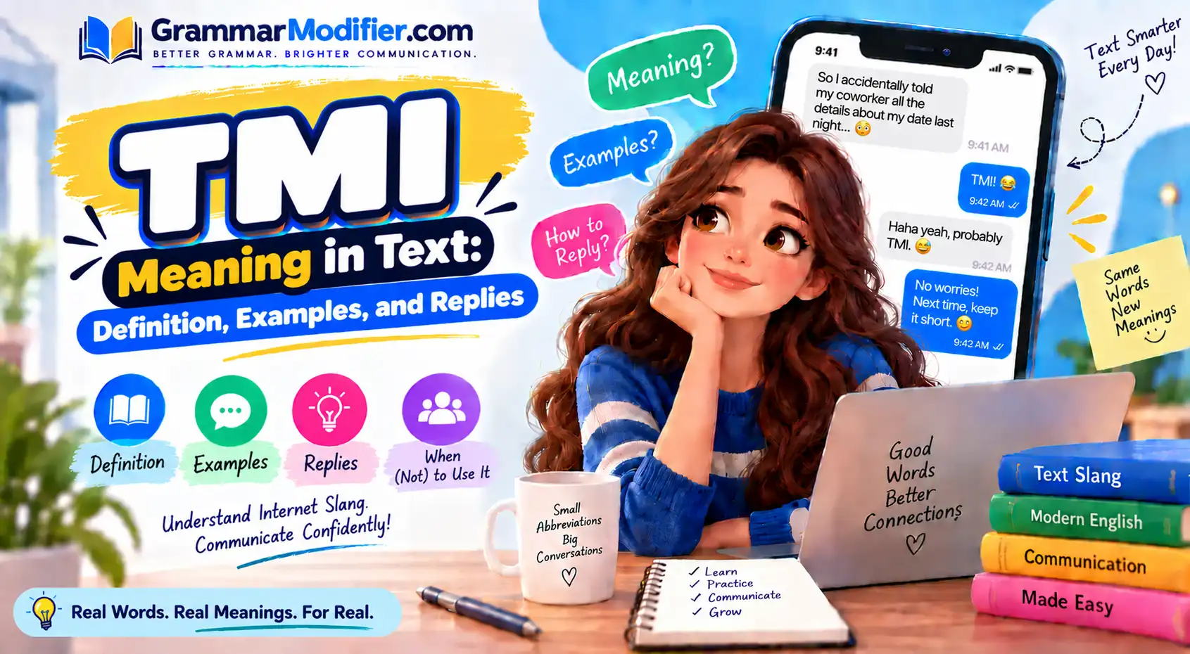TMI Meaning in Text: Definition, Examples, and Replies
