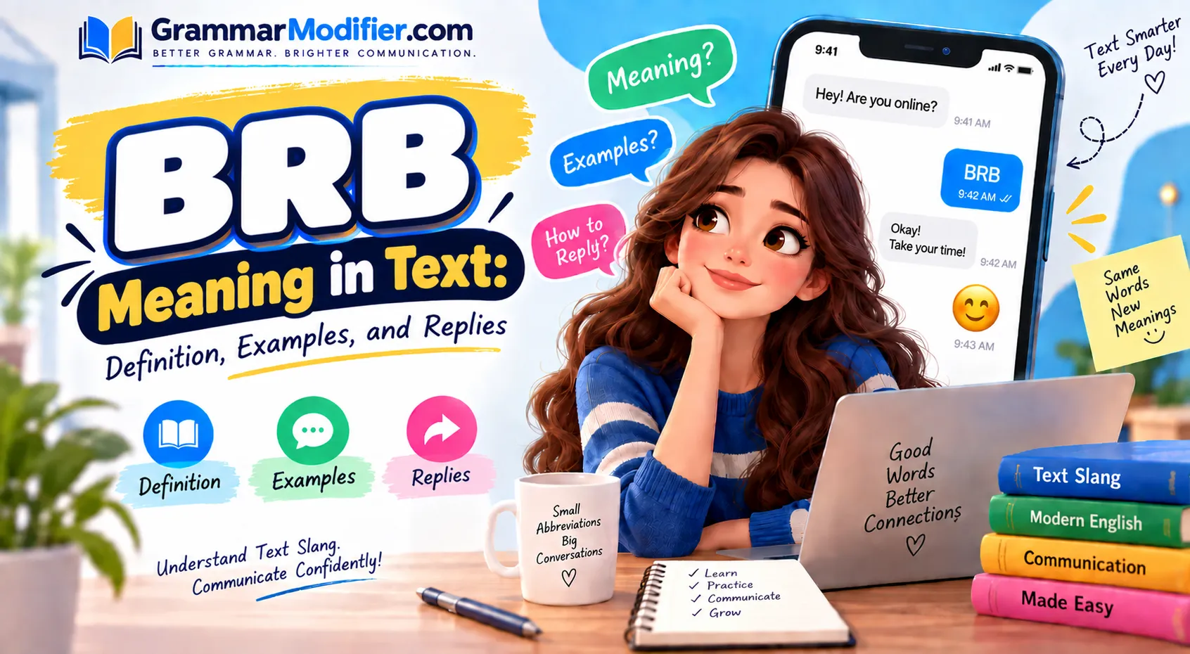 BRB Meaning in Text: Definition, Examples, and Replies