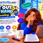 Get Out of Hand Meaning: Definition, Examples & Usage