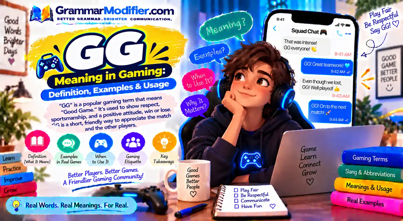 GG Meaning in Gaming: Definition, Examples & Usage