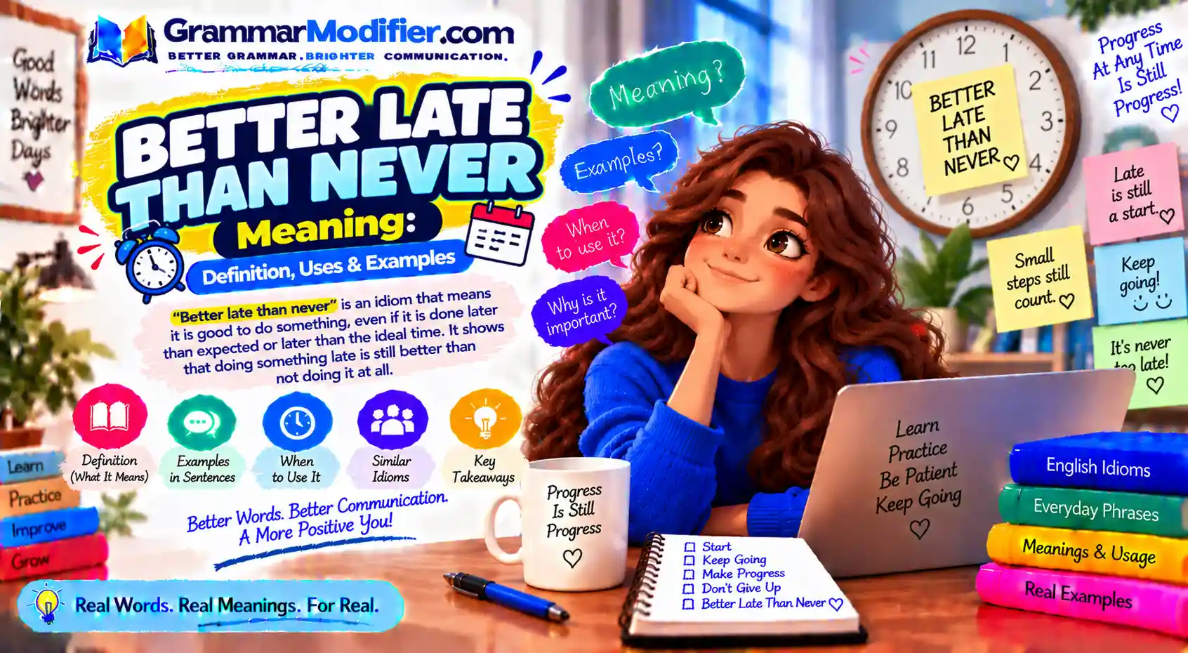 Better Late Than Never Meaning: Definition, Uses & Examples