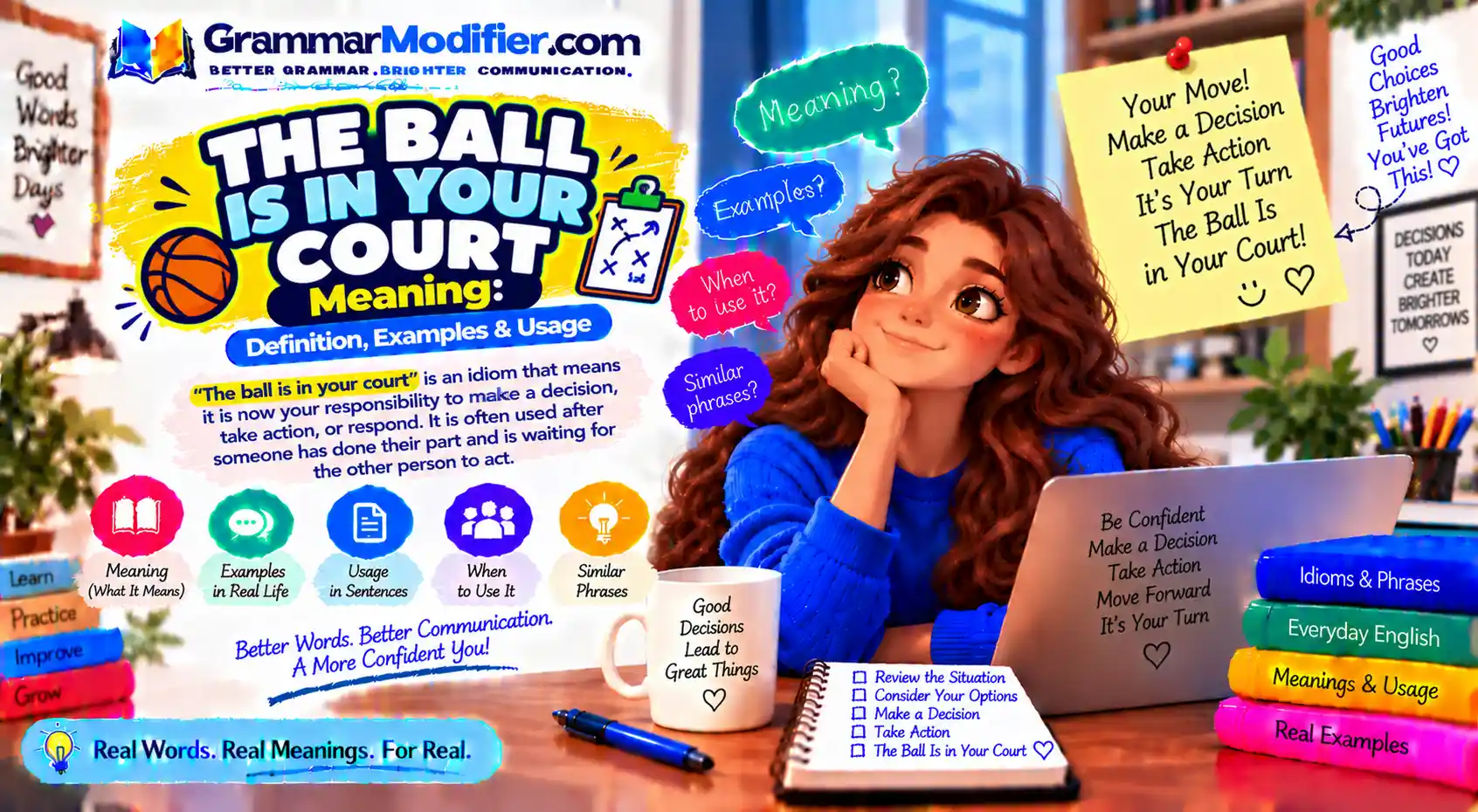 The Ball Is in Your Court: Meaning, Examples & Usage