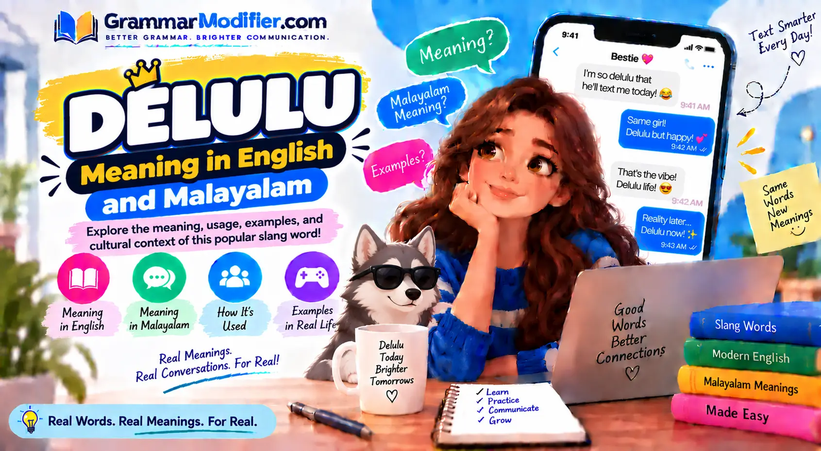 Delulu Meaning in English and Malayalam