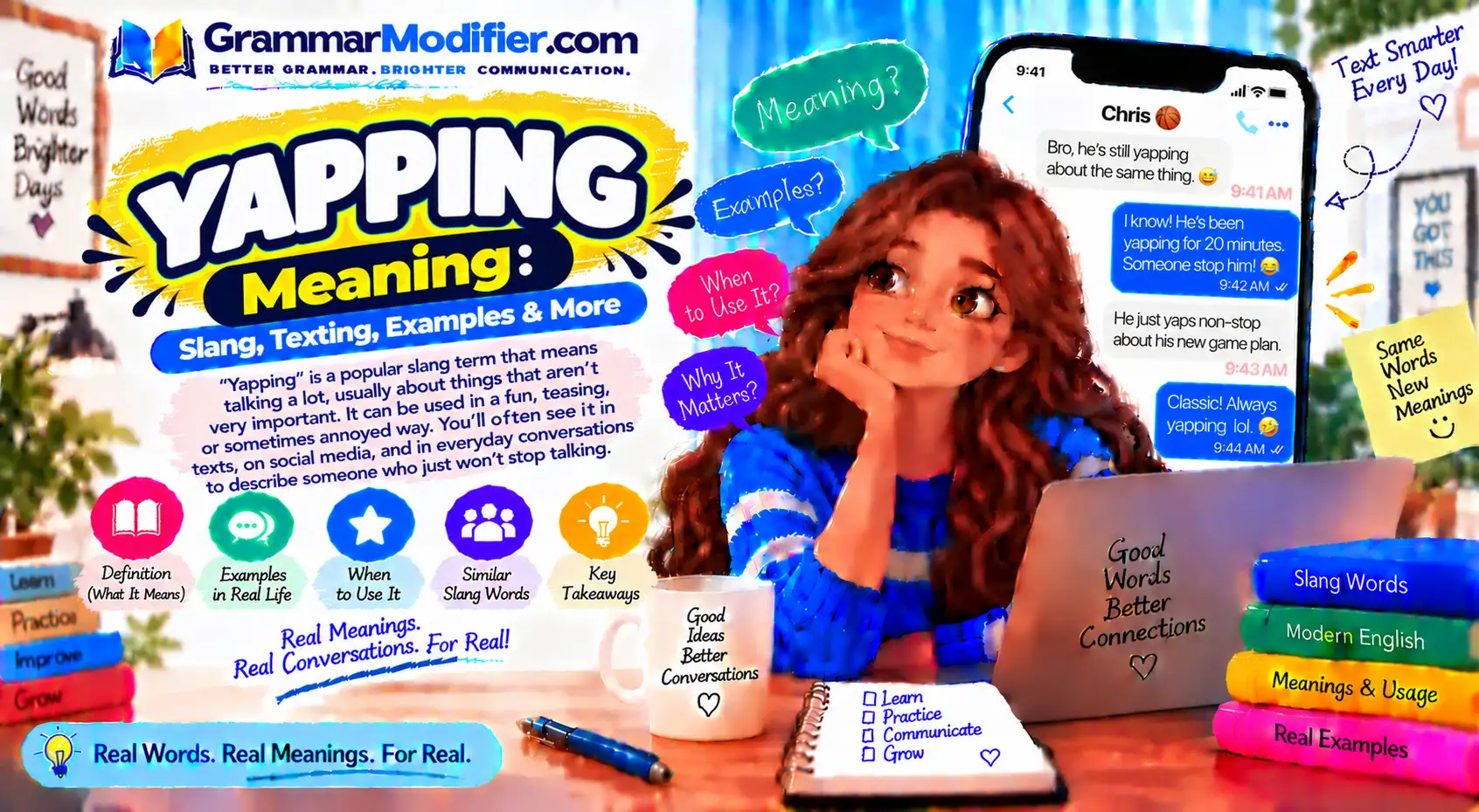 Yapping Meaning: Slang, Texting, Examples & More
