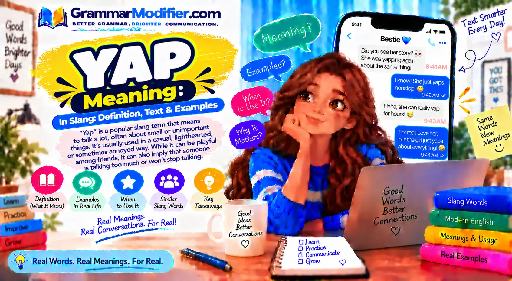 Yap Meaning in Slang: Definition, Text & Examples