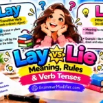Lay vs Lie: Meaning, Rules & Verb Tenses