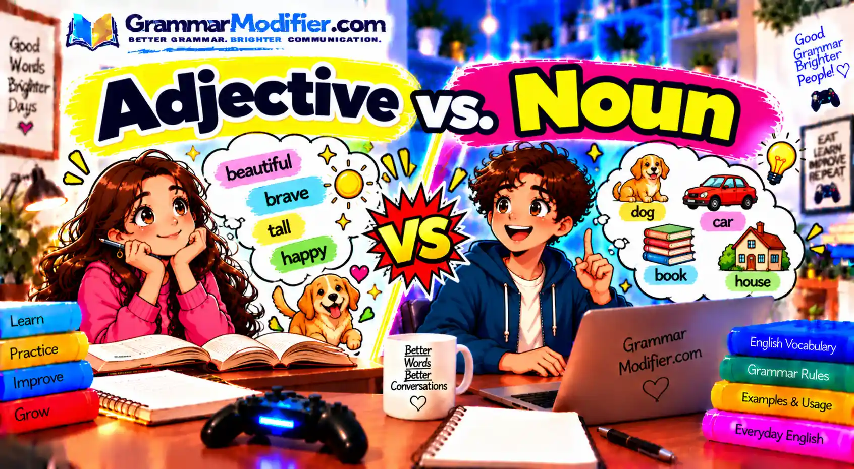 Adjective vs. Noun: Easy Rules & 40+ Examples