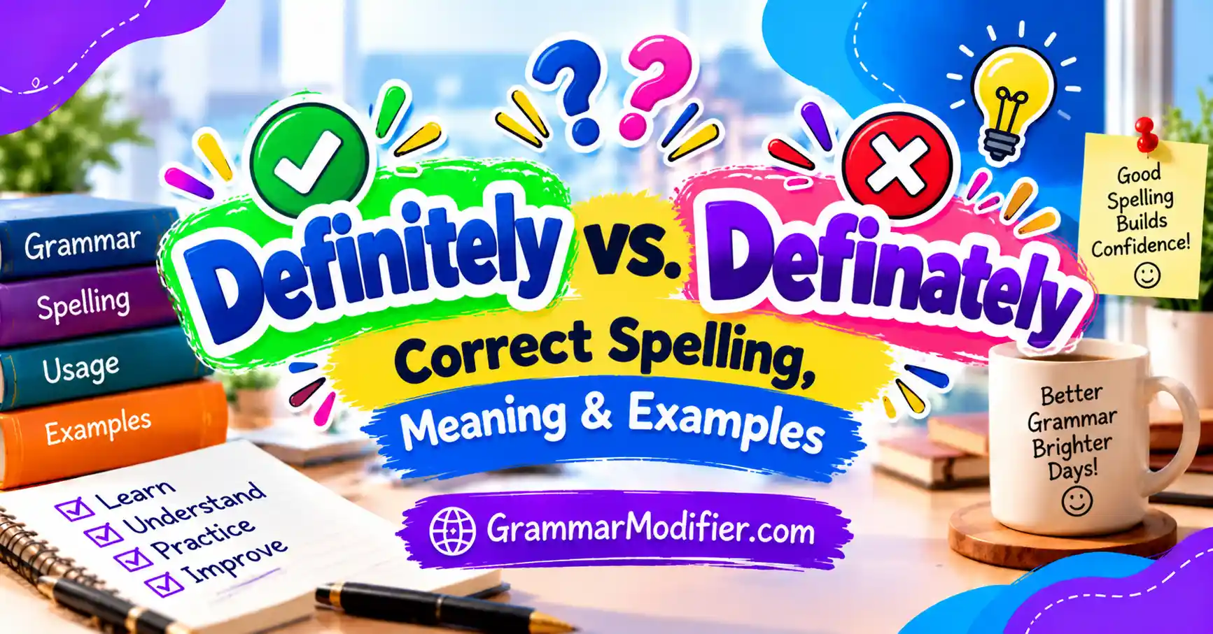 Definitely vs Definately: Correct Spelling, Meaning & Examples