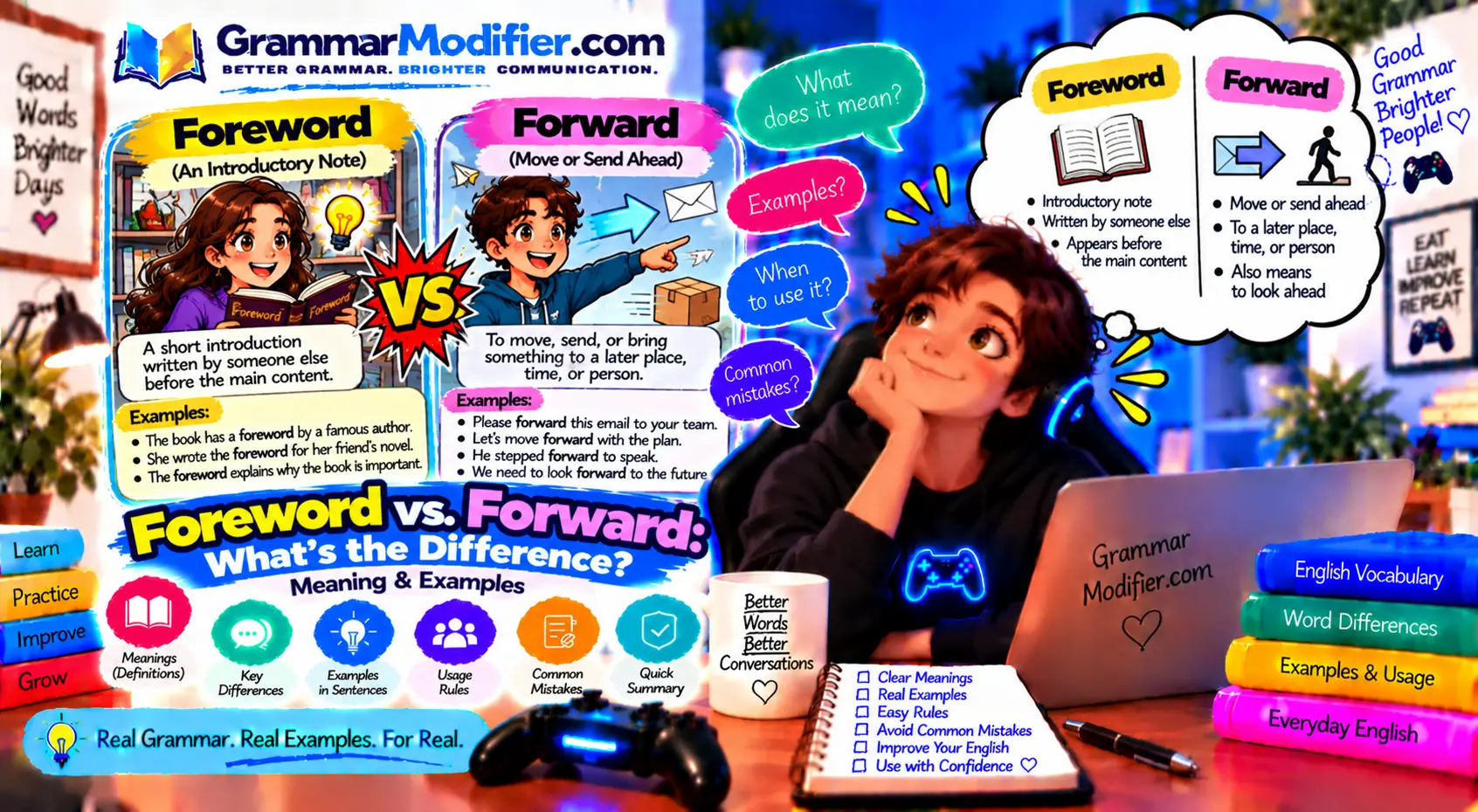 Foreword vs. Forward: What's the Difference? Meaning & Examples