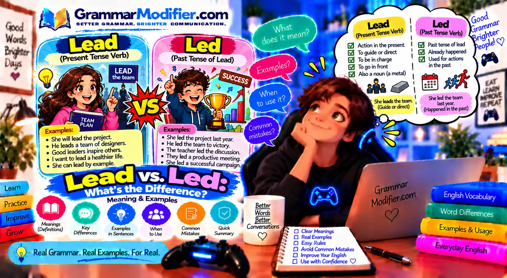 Lead vs. Led: What's the Difference? Meaning & Examples