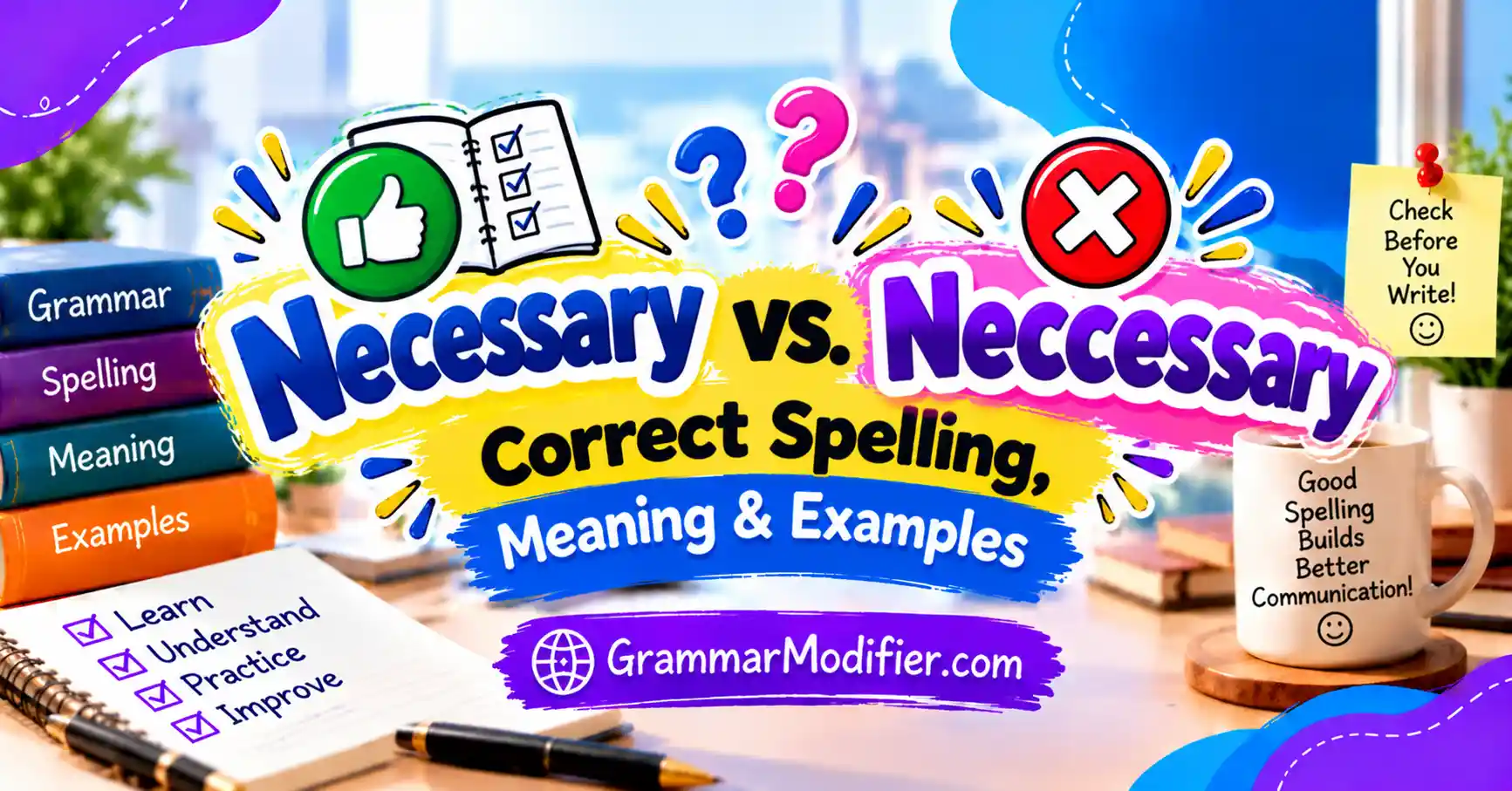 Necessary vs Neccessary: Correct Spelling, Meaning & Examples