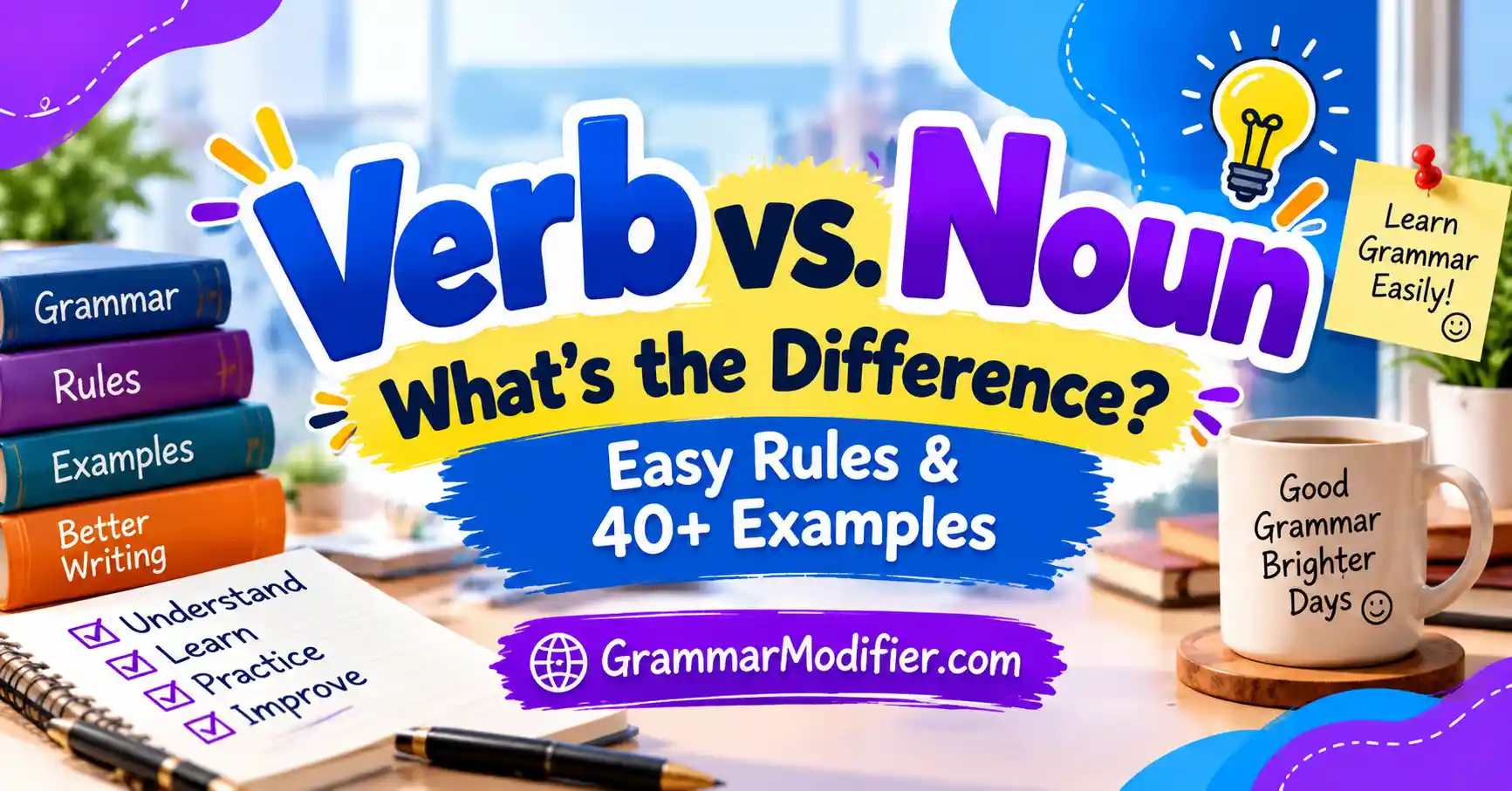 Verb vs. Noun: What's the Difference? Easy Rules & 40+ Examples