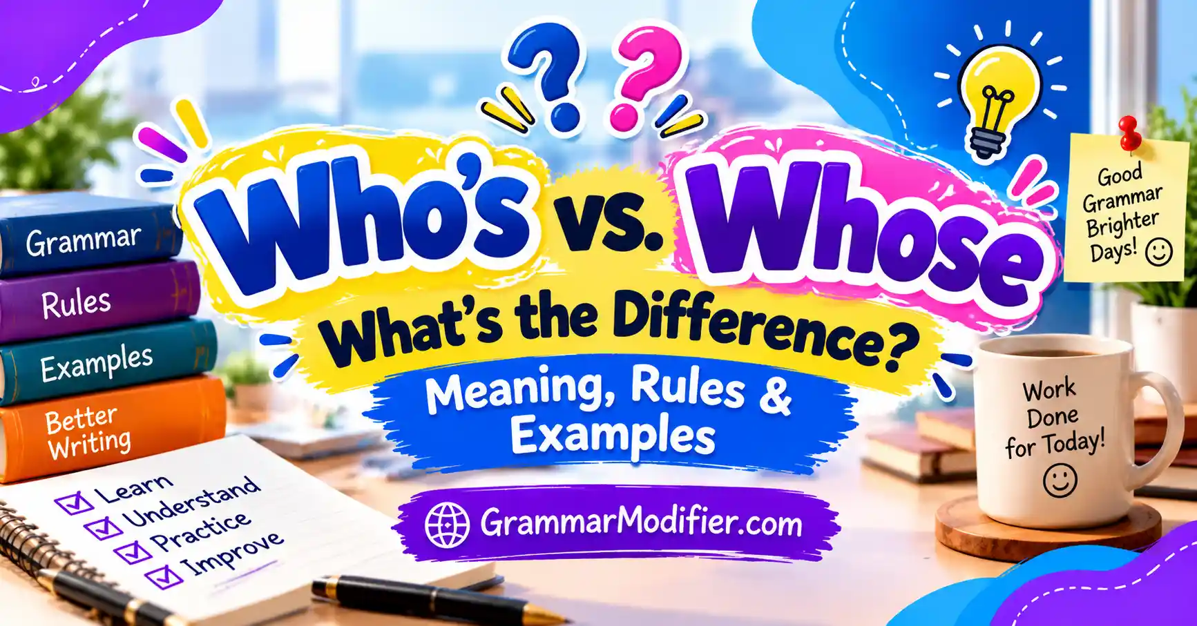 Who's vs. Whose: What's the Difference? Meaning, Rules & Examples